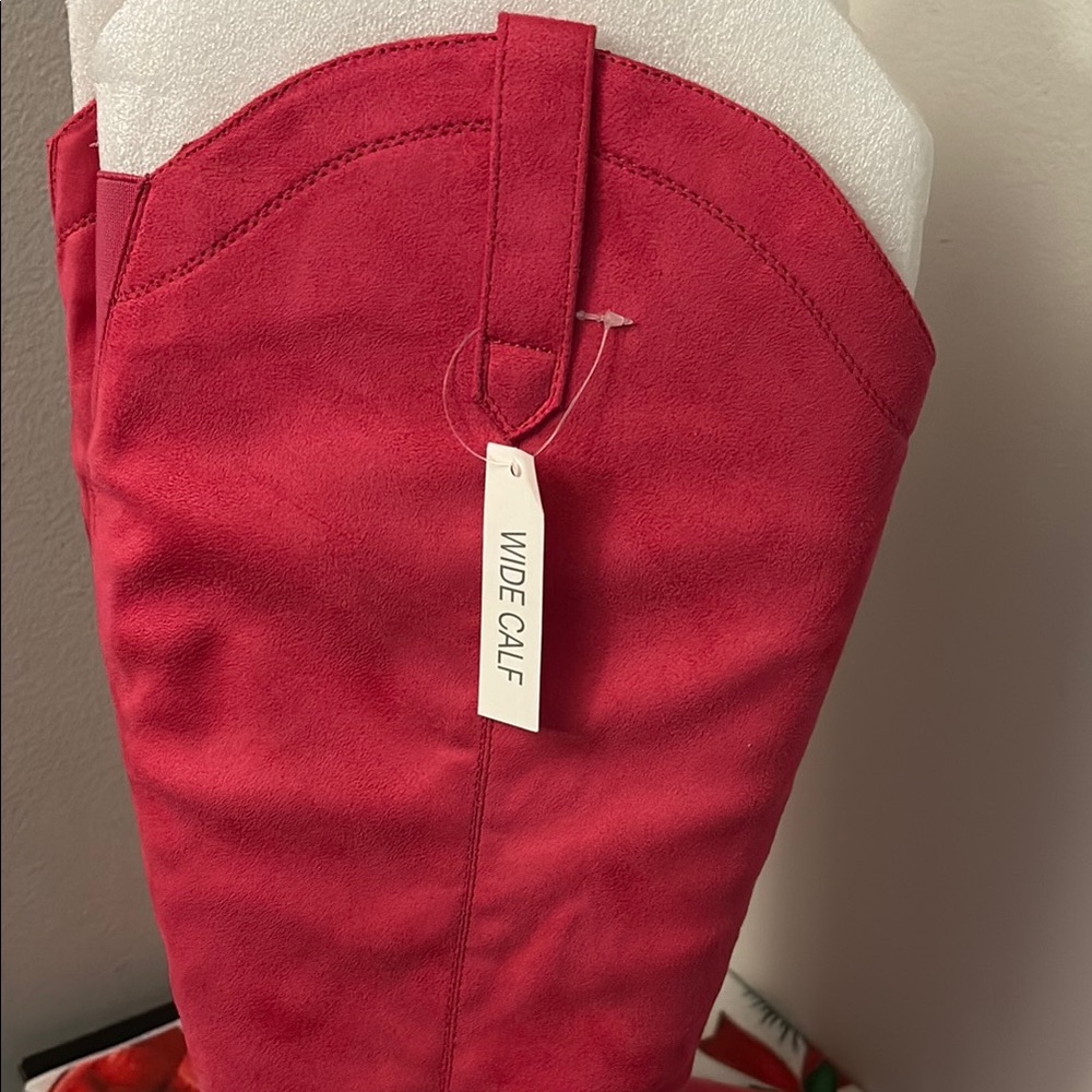 Vibrant Pink Tall Boots - Picture 3 of 13